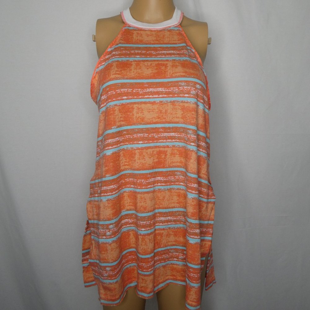 We the Free People Striped Tank Tunic Choker Top S